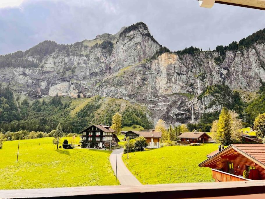 Waterfall View Kandersteg Exterior foto